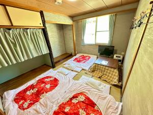 Postel nebo postele na pokoji v ubytování Bar&Lodge Duck