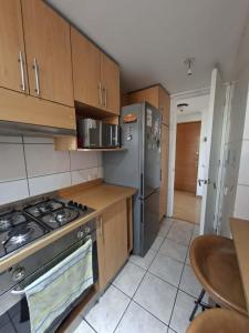 Η κουζίνα ή μικρή κουζίνα στο Habitación con baño Privado en Departamento compartido