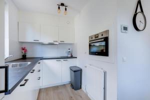 Kuchyň nebo kuchyňský kout v ubytování Groenlake Villa 16 - 6 persoons vakantie bungalow