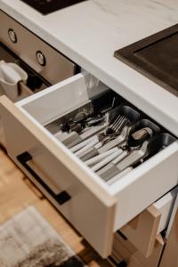 Køkken eller tekøkken på BnB Tirana Center