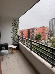 Μπαλκόνι ή βεράντα στο Nice apartment in Viña del Mar