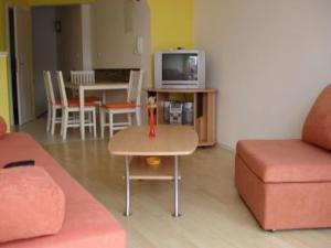 Ein Sitzbereich in der Unterkunft Apartments Jeličić