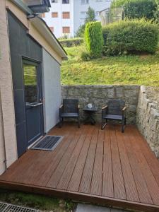 Zahrada ubytování Green Hill Apartment