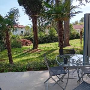 Κήπος έξω από το Apartman Andrić