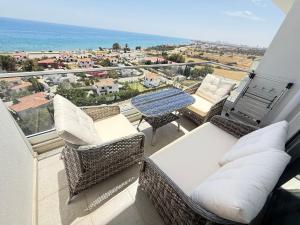 Χώρος καθιστικού στο Sea view suites by the Coast