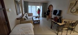 TV a/nebo společenská místnost v ubytování Sharm dreams vacation club