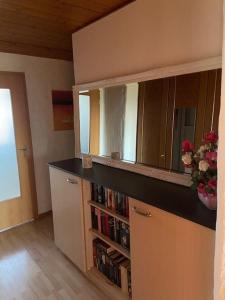 Kuchyň nebo kuchyňský kout v ubytování Appartement Sam