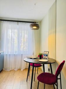 Posezení v ubytování Cinema Loft апартаменты с проектором в центре города