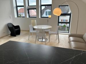 Ruang duduk di Cozy apartment near Basel