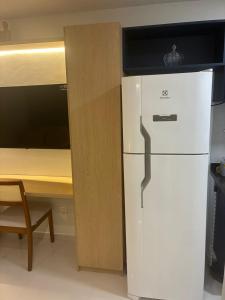 Η κουζίνα ή μικρή κουζίνα στο Recanto de Itapuã