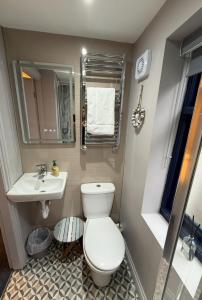 Et badeværelse på Driftwood Den