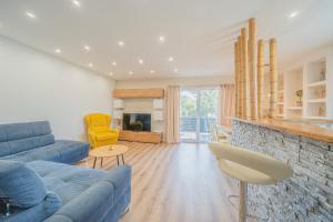 TV a/nebo společenská místnost v ubytování Apartmány Apollo Šírava