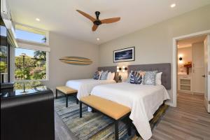 Ένα ή περισσότερα κρεβάτια σε δωμάτιο στο Kapalua Ridge Villas 2614 · KRV 2614 Remodeled Villa w Ocean Vie +44 φωτογραφίες