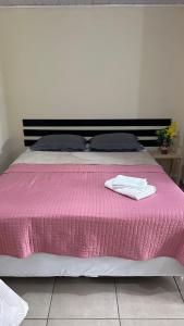 Postel nebo postele na pokoji v ubytování Pousada Costeira Barra do Sul