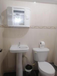 Koupelna v ubytování J. B Apartamentos
