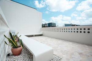 Balkón nebo terasa v ubytování Novo Villa Canggu