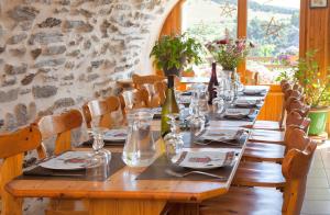 Restaurace v ubytování La Roche du Croue
