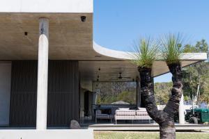 Χώρος καθιστικού στο Arrawarra Beach House