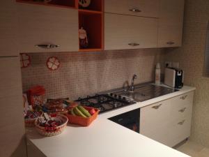 Köök või kööginurk majutusasutuses Le due arcate