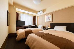 Katil atau katil-katil dalam bilik di Hotel Sealuck Pal Kofu +132 gambar
