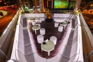 Posezení v ubytování Social Hotel