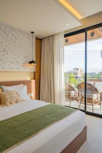 Ένα ή περισσότερα κρεβάτια σε δωμάτιο στο La Prima villa near Savaya +15 φωτογραφίες