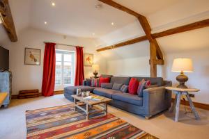 Posezení v ubytování Stockmans Cottage