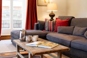 Posezení v ubytování Stockmans Cottage