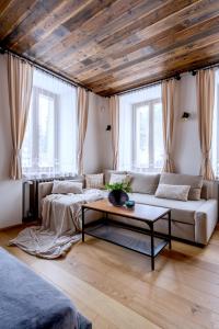 Χώρος καθιστικού στο Chata Vermont