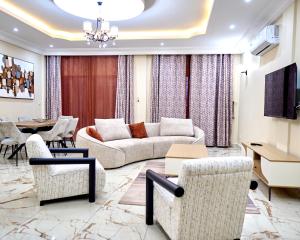 Posezení v ubytování Résidence meublée kribi