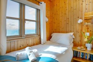Katil atau katil-katil dalam bilik di Gannet Chalet