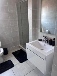 Koupelna v ubytování Riverwalk Retreat - The Blyde Crystal Lagoon