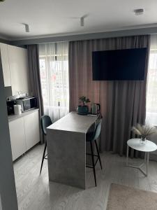 Η κουζίνα ή μικρή κουζίνα στο Premium Studio