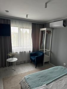 Ένα ή περισσότερα κρεβάτια σε δωμάτιο στο Premium Studio +4 φωτογραφίες