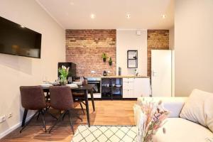 Posezení v ubytování Excellent Apartment in the center of Berlin