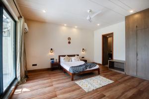 Postel nebo postele na pokoji v ubytování SaffronStays Pebble House