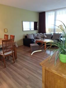 O zonă de relaxare la Ferienwohnung Berghexe 438 mit Pool & Sauna in Hohegeiß-Braunlage