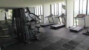 Pusat kecergasan dan/atau kemudahan kecergasan di THe PODIUM APARTMENT CASETTA HOMESTAY 1