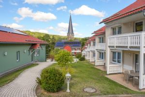 Budova, kde se aparthotel nachází