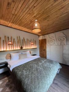 Postel nebo postele na pokoji v ubytování Chalet "Family"