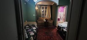 Katil atau katil-katil dalam bilik di Riad salix d'agafay