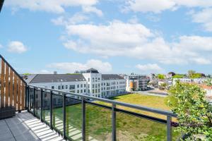 a view from the balcony of a building at Your Holidays Bel Mare Aqua E504 in Międzyzdroje