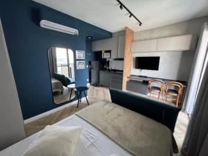 Katil atau katil-katil dalam bilik di Studio luxuoso na zona Sul de São Paulo +113 gambar