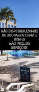 Bazén v ubytování Condominio Barretos Thermas Park 401 nebo v jeho okolí