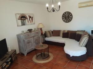 Posezení v ubytování La Palombière - L Arbousier