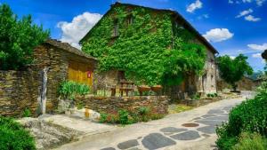 Κήπος έξω από το Casa rural El Abejaruco