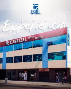 een gebouw met een bord erop bij Hotel Carrizal Suites in Barinas