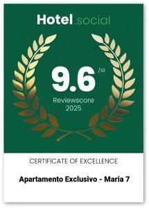 a certificate of excellence with a laurel wreath at Apartamento Exclusivo - María 7 in Benaoján