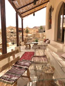 Posezení v ubytování échappée troglodyte unique + 11 fotografií