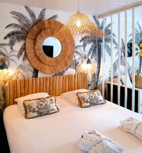 Katil atau katil-katil dalam bilik di Hôtel Ancre Marine & Spa Thalgo ***
